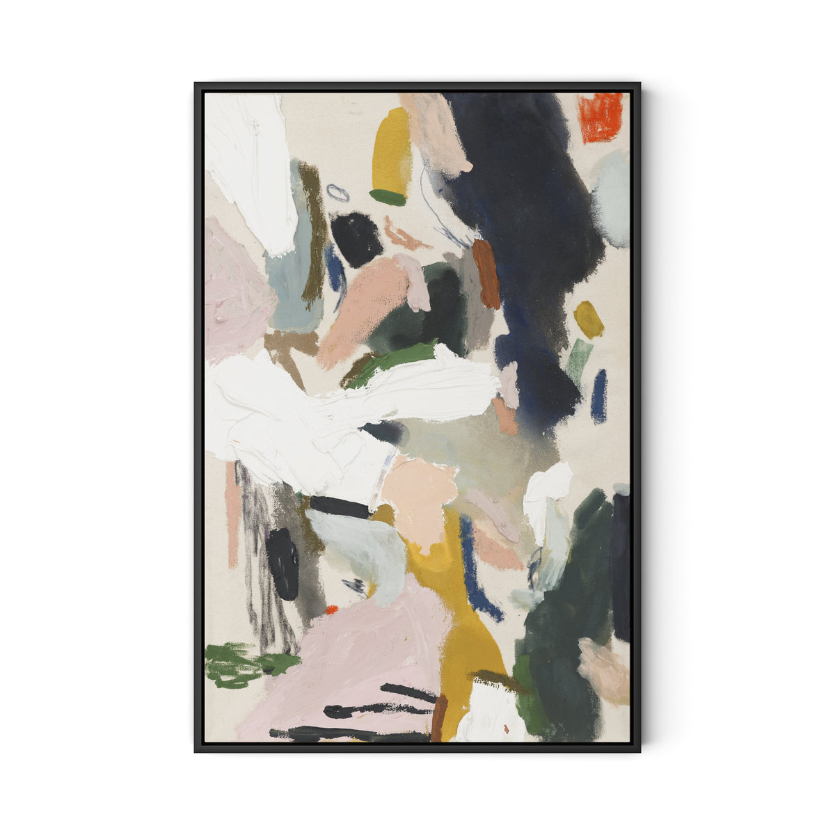 The Ole Boot Canvas Floater Framed / 21.5 x 32 in / Black
