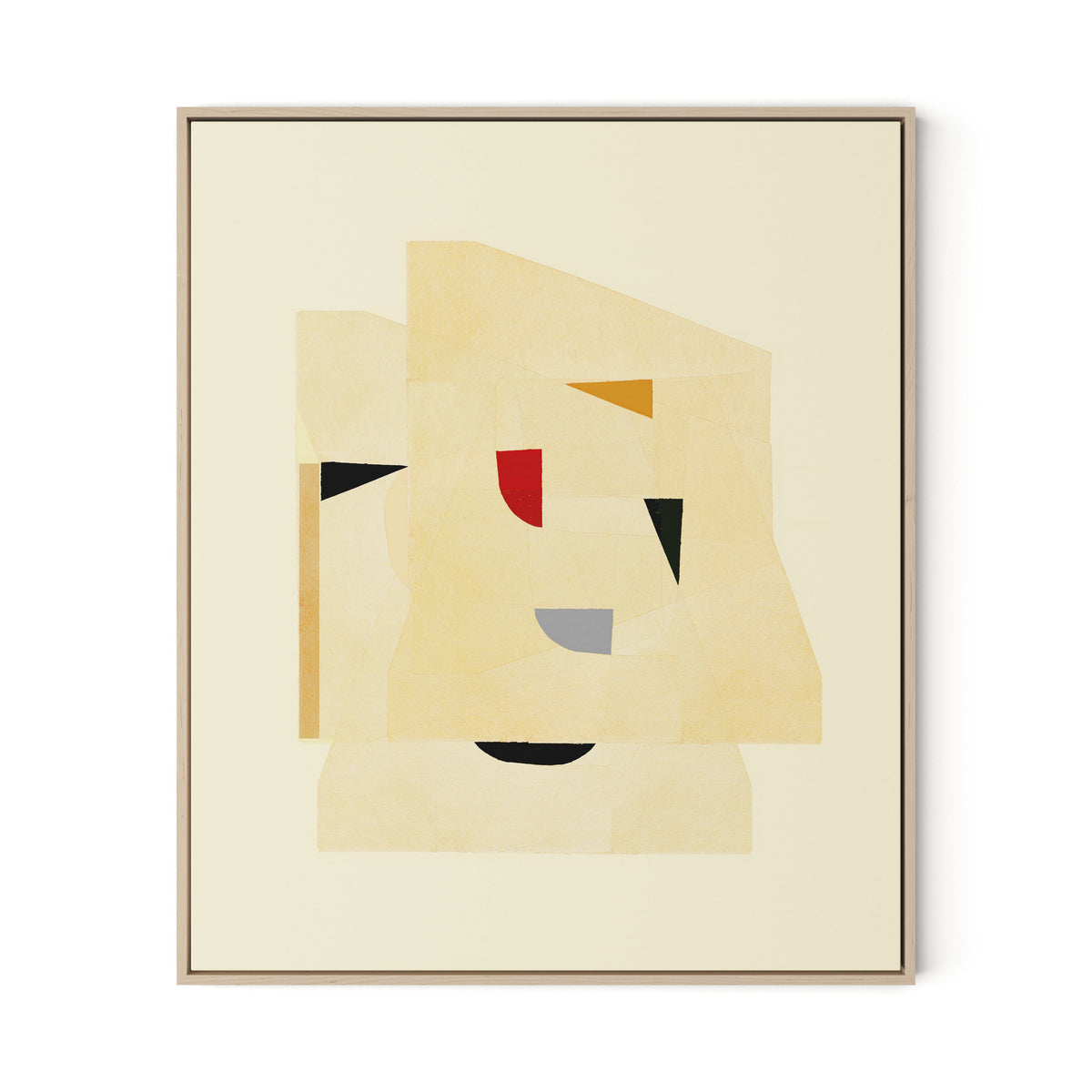 Dance Study 7 Canvas Floater Framed / 27 x 32 in / Natural Maple