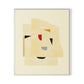 Dance Study 7 Canvas Floater Framed / 27 x 32 in / White