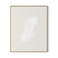 Structure 2 Canvas Floater Framed / 26 x 32 in / Natural Maple