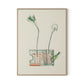 Rubbings 4 Canvas Floater Framed / 24 x 32 in / Natural Maple