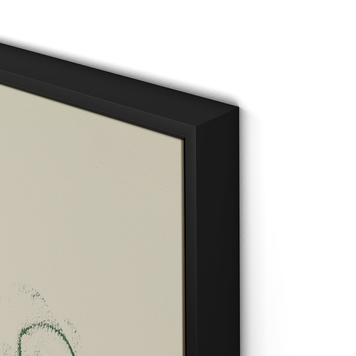 Rubbings 4 Canvas Floater Framed / 24 x 32 in / Black