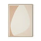 Drawing Closer Canvas Floater Framed / 24 x 32 in / Natural Maple