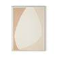 Drawing Closer Canvas Floater Framed / 24 x 32 in / White