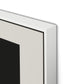Touch Canvas Floater Framed / 19 x 32 in / White