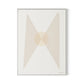 Quiet Now Canvas Floater Framed / 24 x 32 in / White