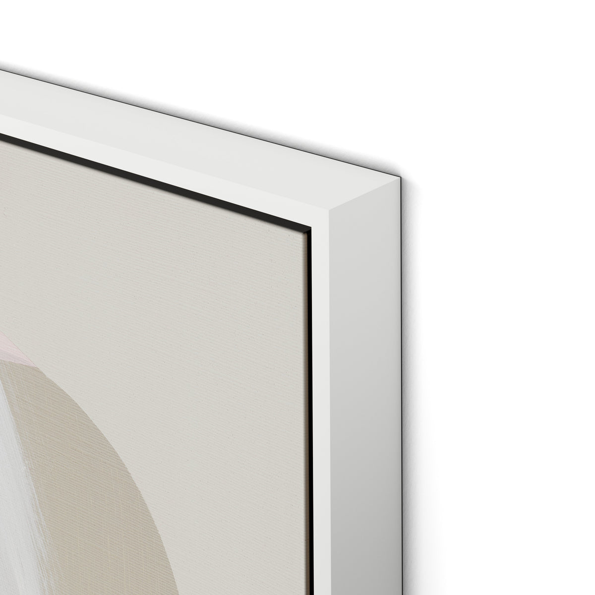 A Small Doorway Canvas Floater Framed / 24 x 32 in / White