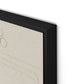 Indirect Canvas Floater Framed / 26 x 32 in / Black