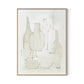 Late Lunch Canvas Floater Framed / 24 x 32 in / Natural Maple