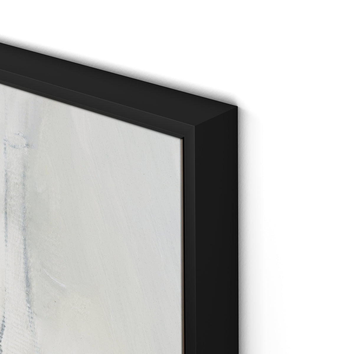 Late Lunch Canvas Floater Framed / 24 x 32 in / Black