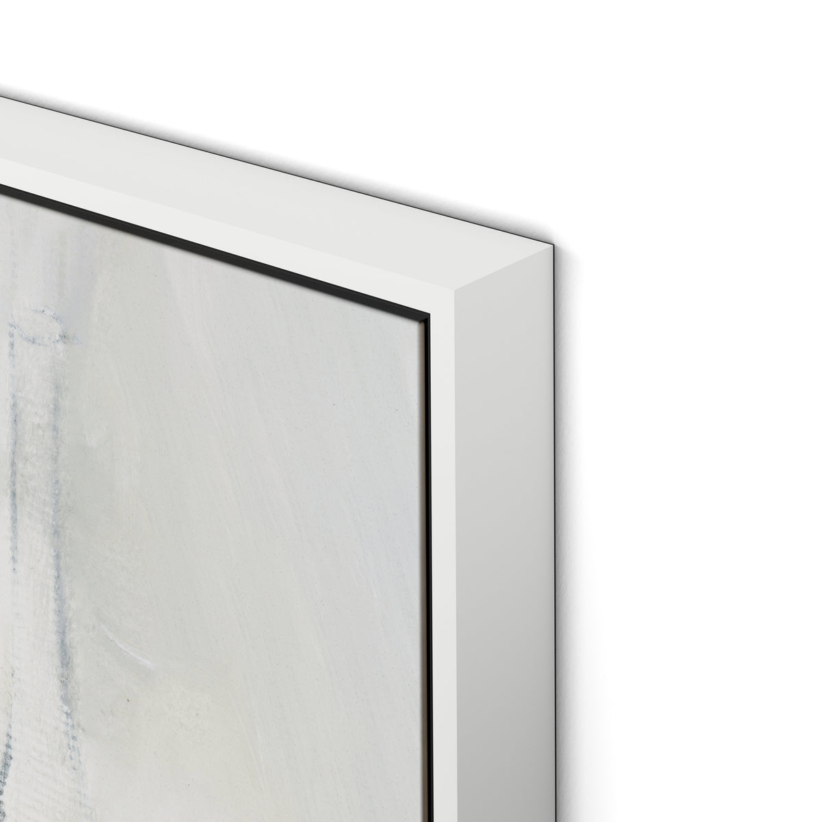 Late Lunch Canvas Floater Framed / 24 x 32 in / White
