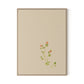 Botanical IV Canvas Floater Framed / 24 x 32 in / Natural Maple