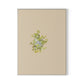 Botanical V Canvas Floater Framed / 24 x 32 in / White