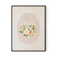 Vignette XIV Canvas Floater Framed / 24 x 32 in / Black