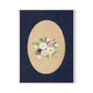Vignette VII Canvas Floater Framed / 24 x 32 in / White