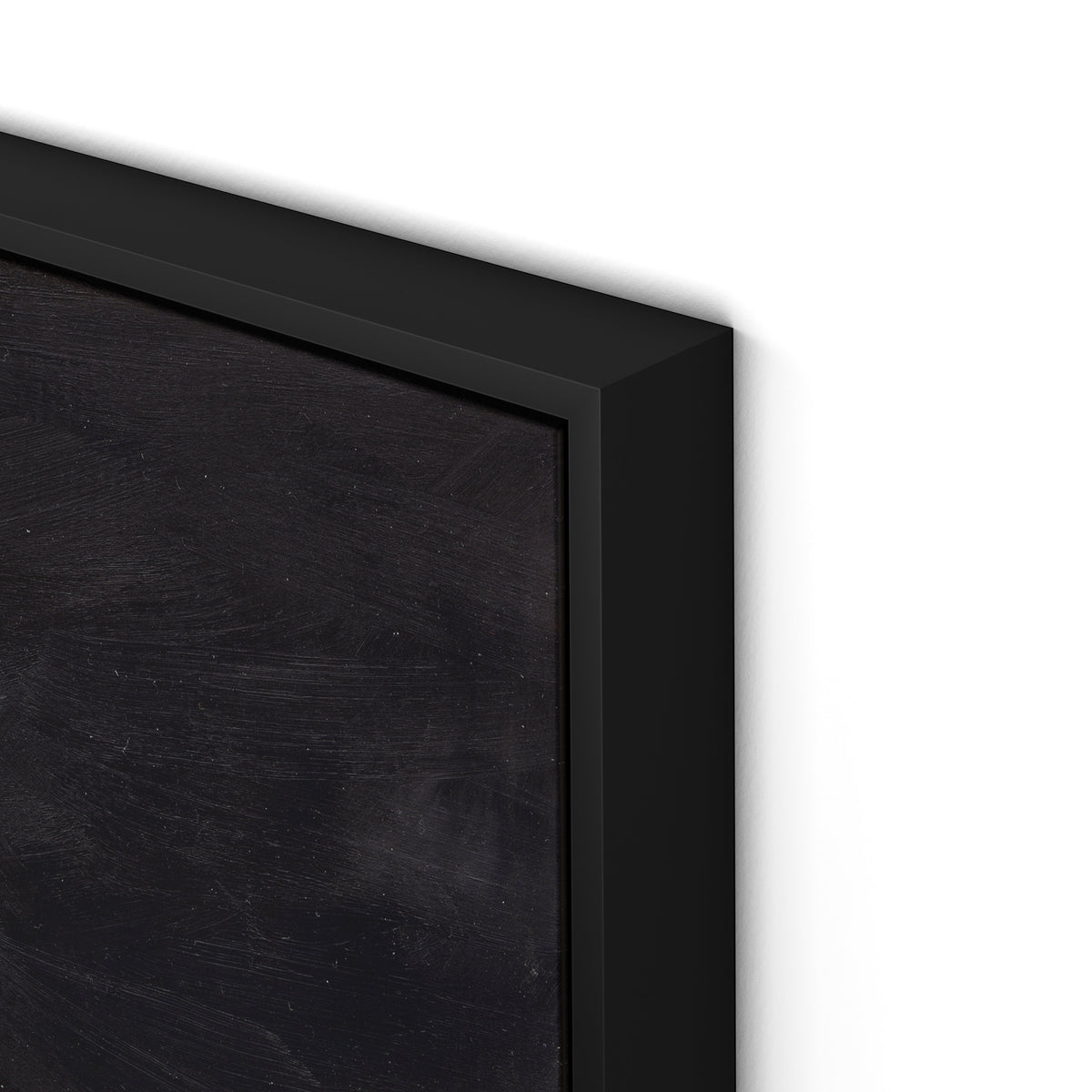 Pink Peony Canvas Floater Framed / 24 x 32 in / Black