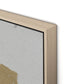 Fabric Collage II Canvas Floater Framed / 27.5 x 32 in / Natural Maple