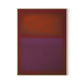 Composition Burgundy Canvas Floater Framed / 24 x 32 in / Natural Maple