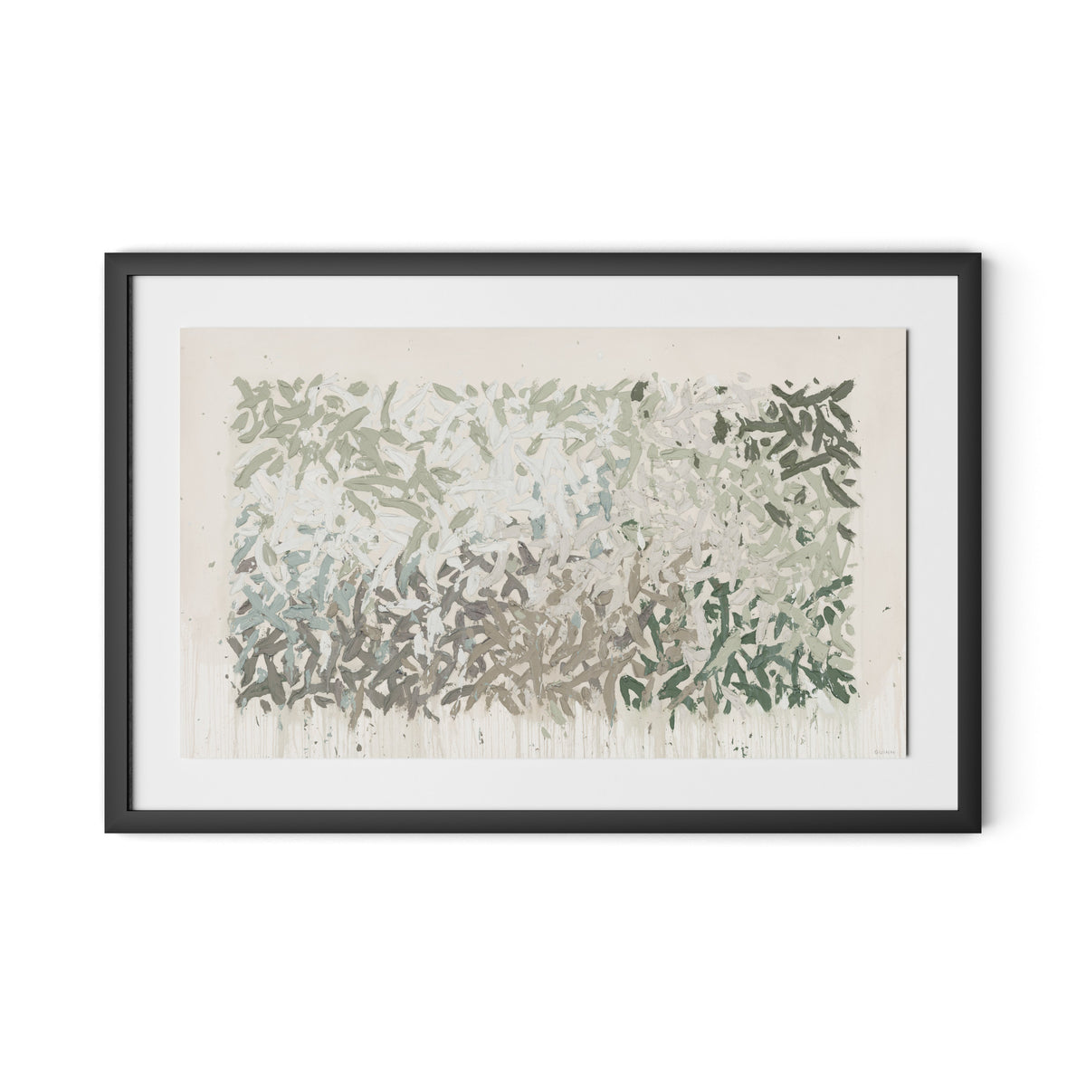 Prayers Under the Olive Tree Framed Paper / 32 x 21 in / Black