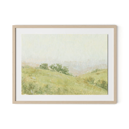 Vale Framed Paper / 32 x 24 in / Natural Maple