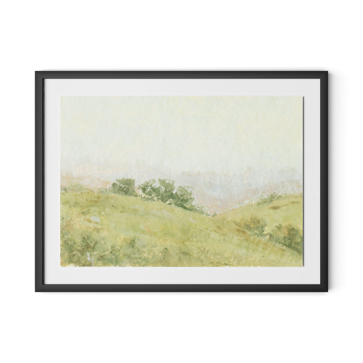 Vale Framed Paper / 32 x 24 in / Black