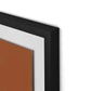 Dracaena Terracotta Framed Paper / 32 x 32 in / Black