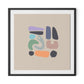 Artifacts 4 Framed Paper / 32 x 32 in / Black