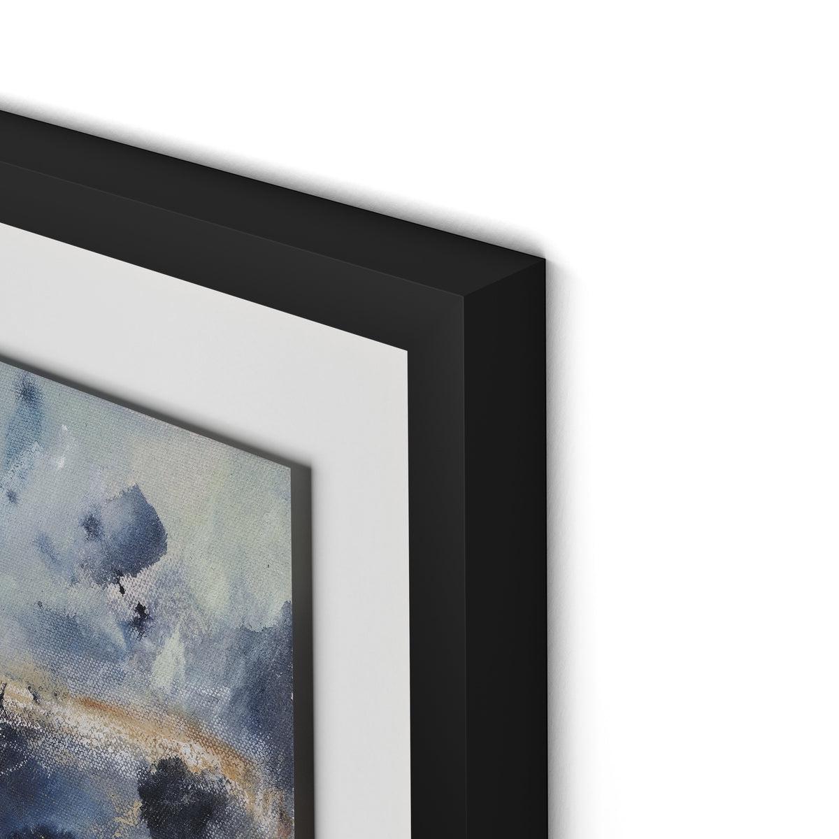 Where The Streets Have No Name Framed Paper / 32 x 32 in / Black