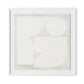 Study Framed Paper / 32 x 32 in / White
