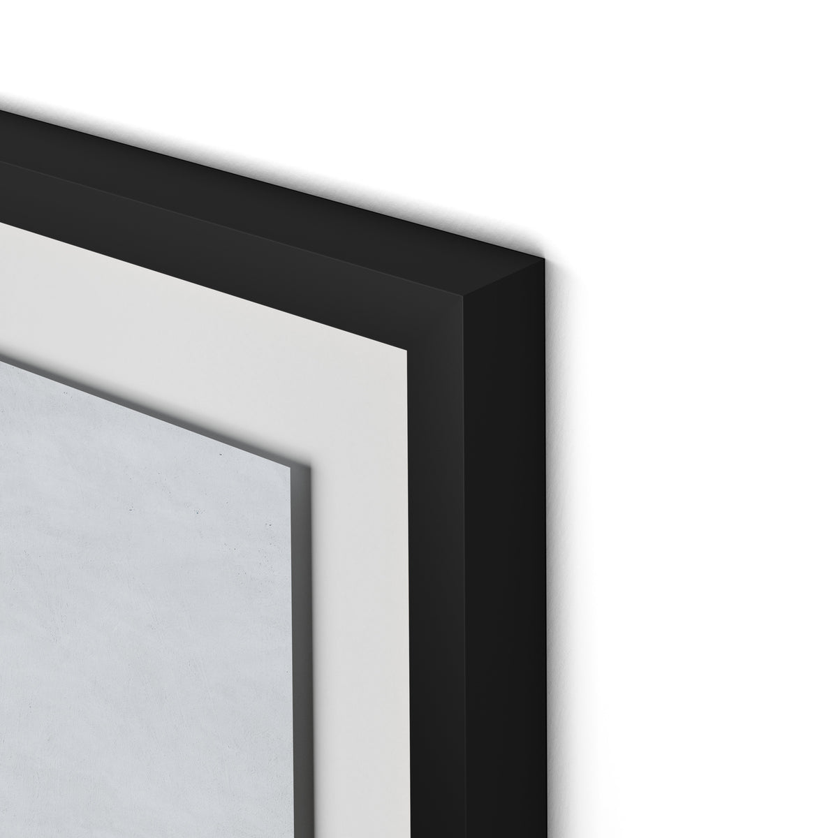 Peaceful Beach Framed Paper / 32 x 32 in / Black