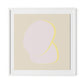 Stones 2 - Recolor 2 Framed Paper / 32 x 32 in / White