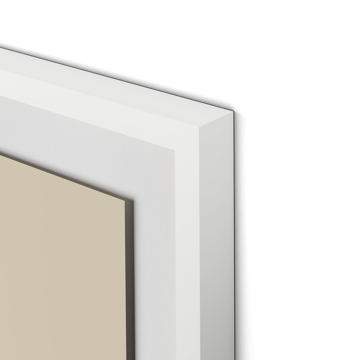 Stones E - Recolor 2 Framed Paper / 32 x 32 in / White