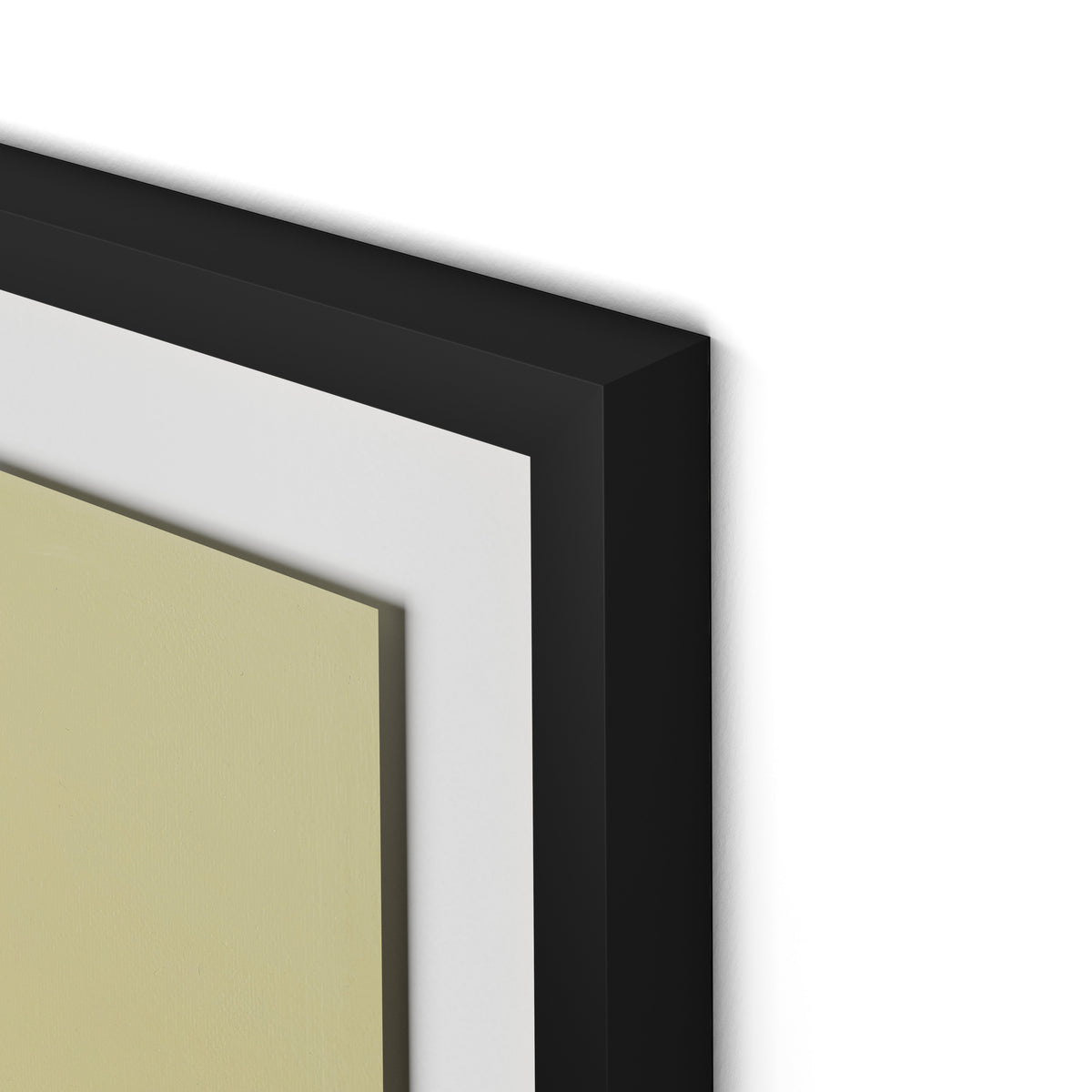 Meditation Sage Framed Paper / 24 x 32 in / Black