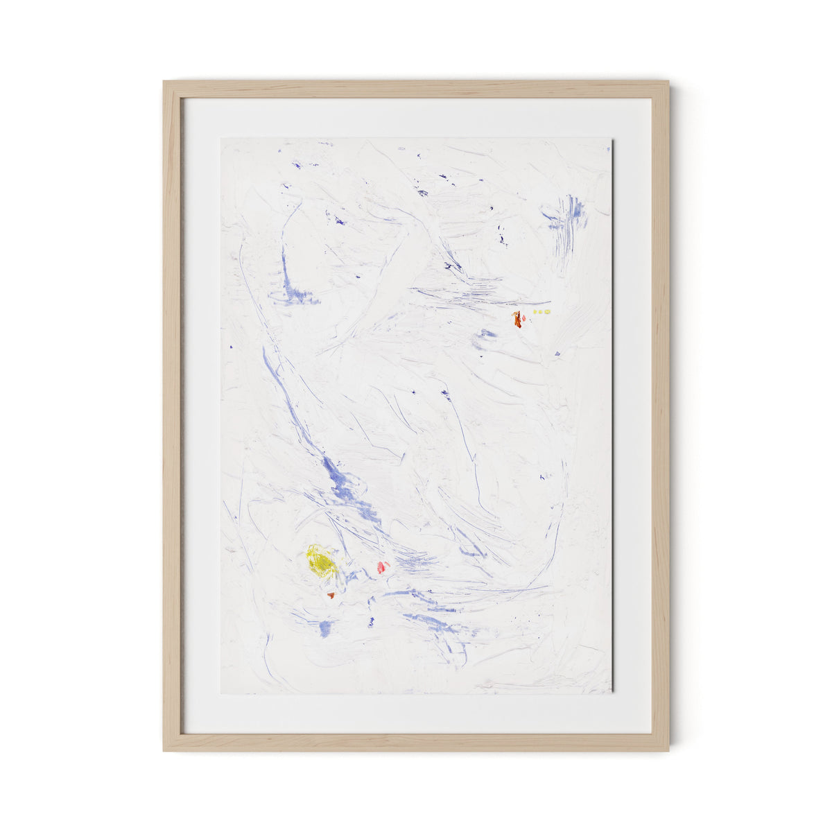 I Cannot Be Broken Framed Paper / 24 x 32 in / Natural Maple