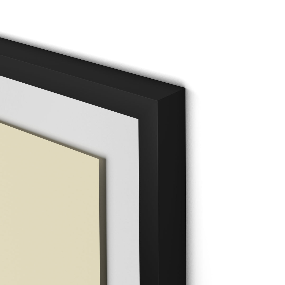 Dance Study 7 Framed Paper / 27.5 x 32 in / Black