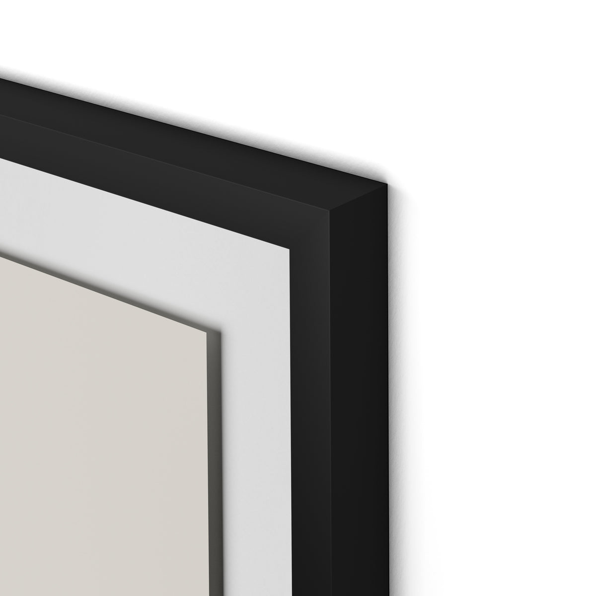 Structure Framed Paper / 26.5 x 32 in / Black