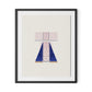 Structure Framed Paper / 26.5 x 32 in / Black