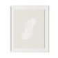 Structure 2 Framed Paper / 26.5 x 32 in / White