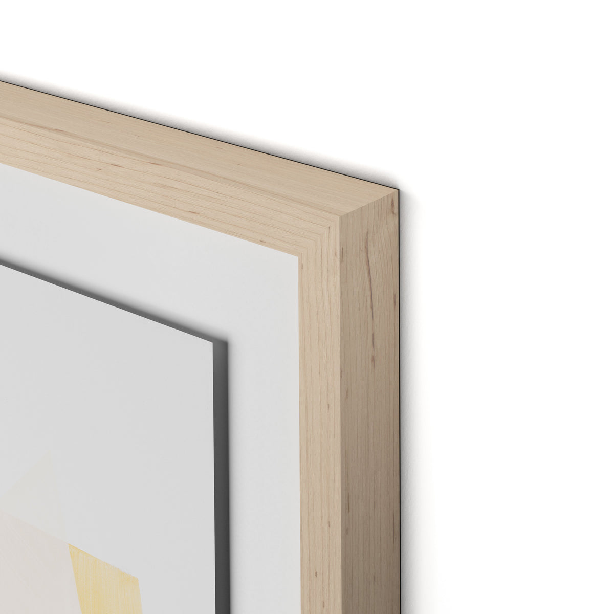 From Light to Light Framed Paper / 24 x 32 in / Natural Maple