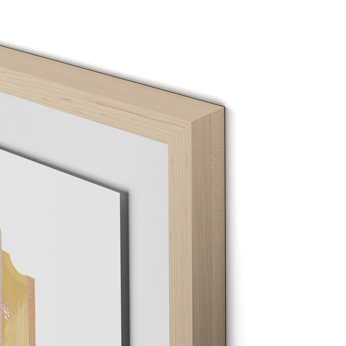 Shield III Framed Paper / 24 x 32 in / Natural Maple