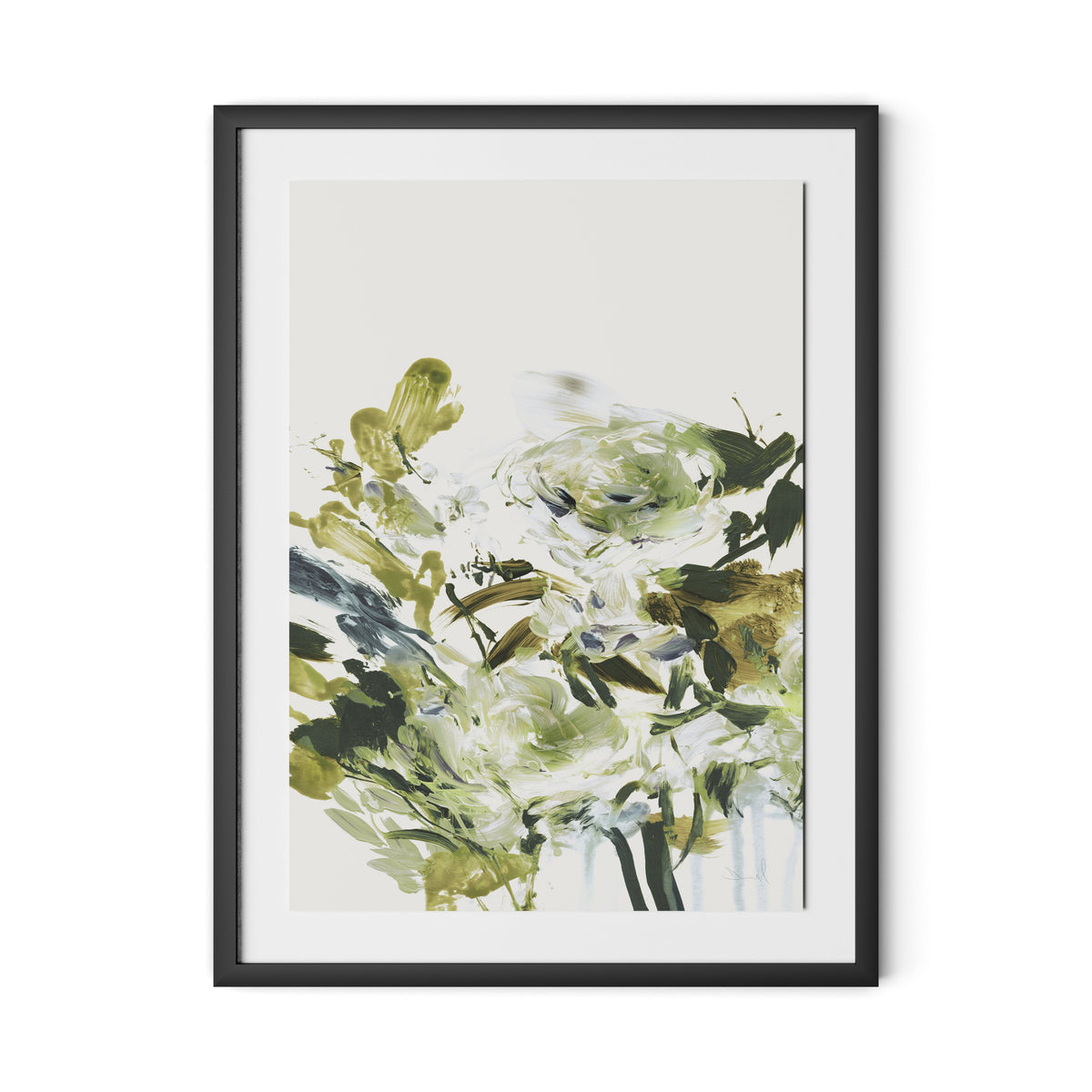 Summer Days Framed Paper / 24 x 32 in / Black