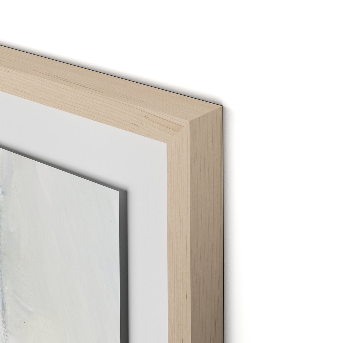 Late Lunch Framed Paper / 24 x 32 in / Natural Maple
