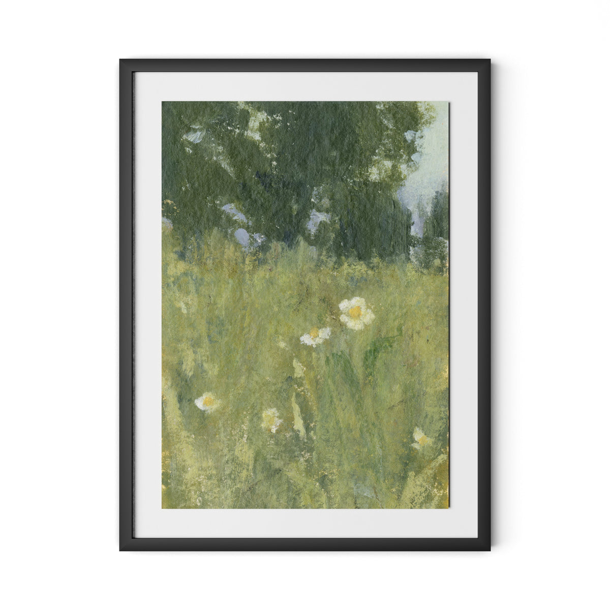 Respite XI Framed Paper / 24 x 32 in / Black