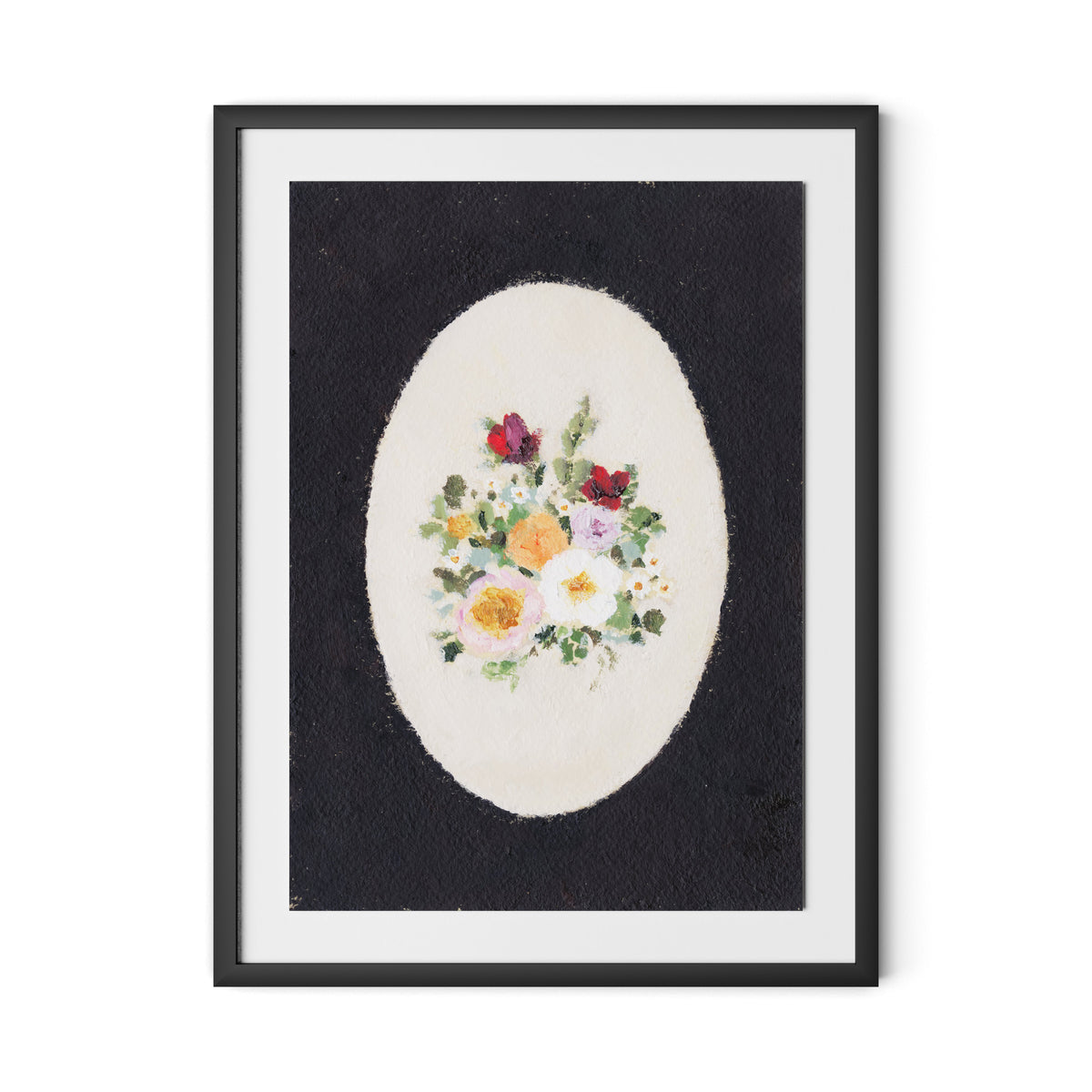 Vignette IV Framed Paper / 24 x 32 in / Black