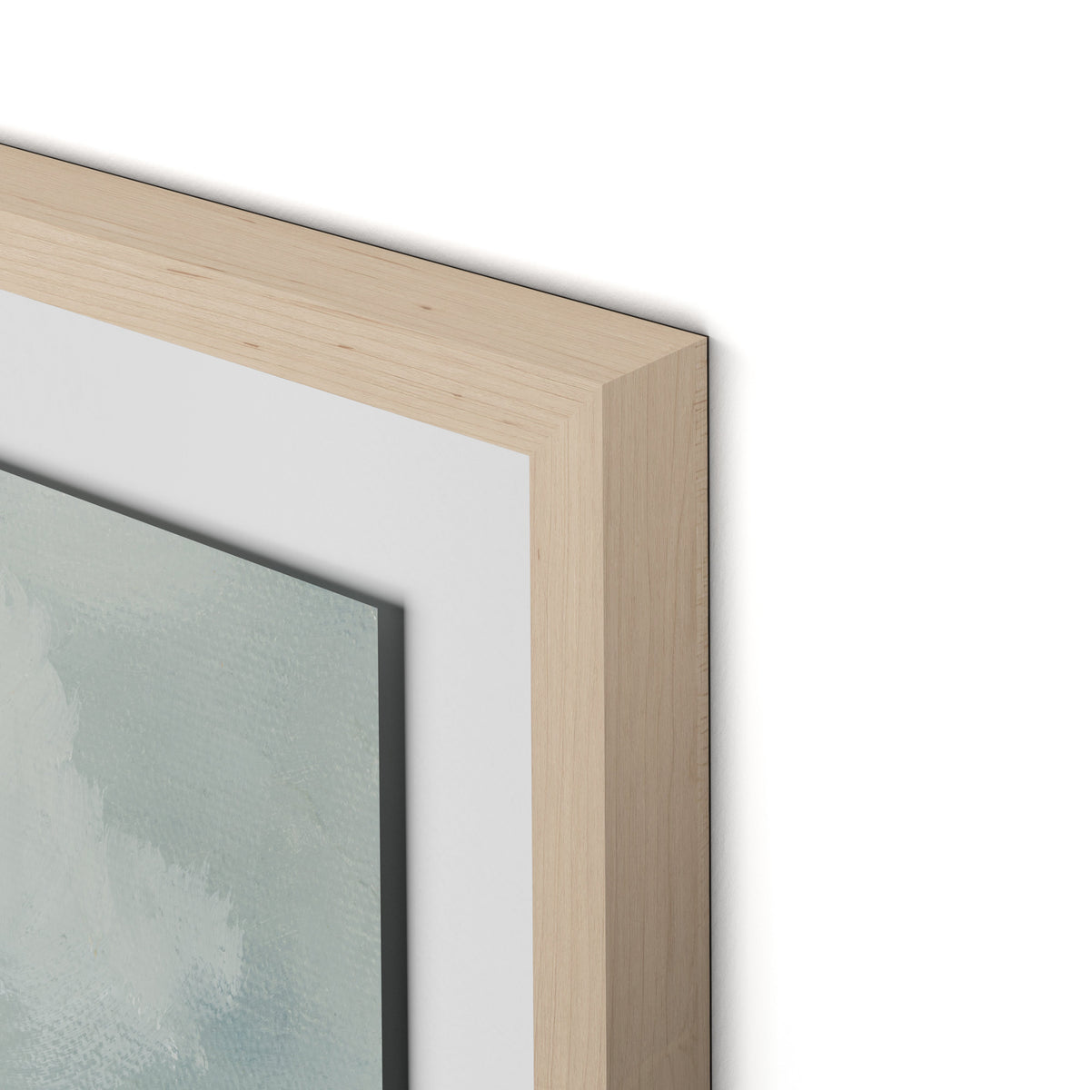 Summer in June Framed Paper / 24 x 32 in / Natural Maple