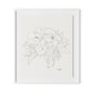 Magnolia Framed Paper / 28 x 32 in / White