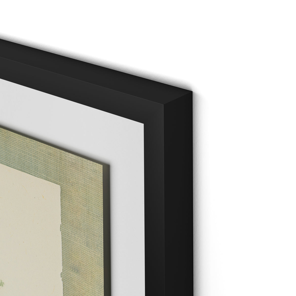 Sage Meadow Rue Framed Paper / 24 x 32 in / Black