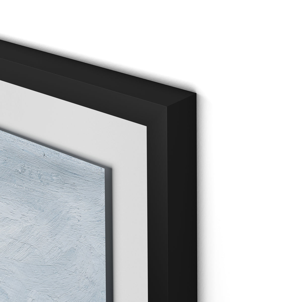 Yellow Flower Field Framed Paper / 26.5 x 32 in / Black