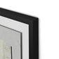 Fabric Collage I Framed Paper / 28 x 32 in / Black