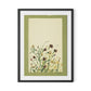 Wildflower Medley Framed Paper / 24 x 32 in / Black